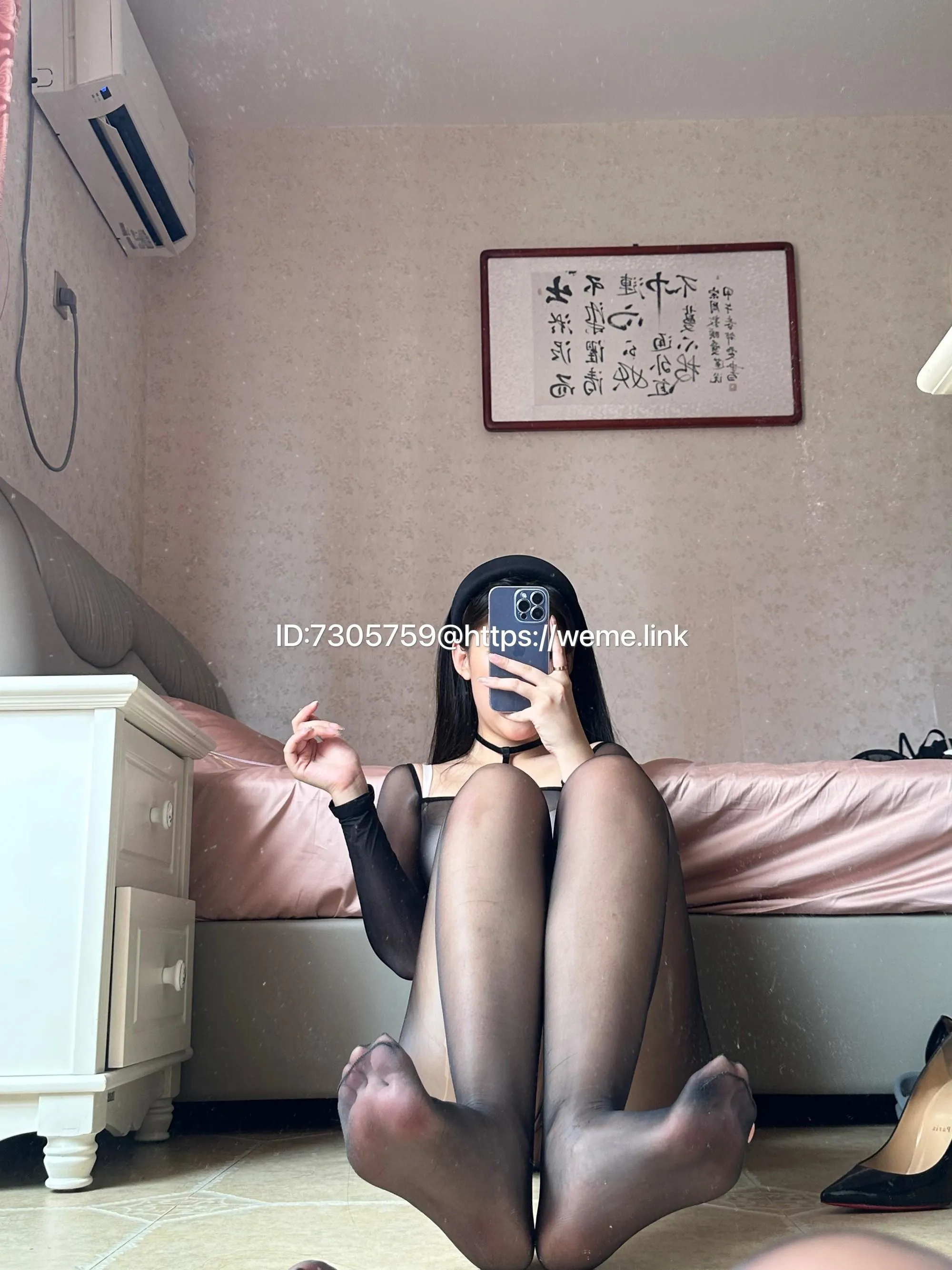 美邵女Baby – NO.021 透明吊带连体丝袜 [61P]插图8
